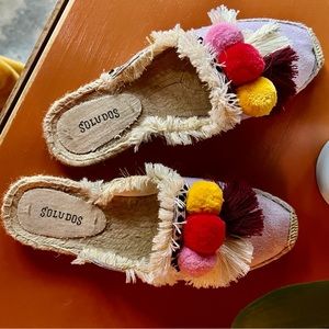 Soludos woven flat